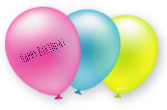 Birthday Party Balloon Clipart - Party Balloons Cute Png (640x450)