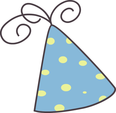 Blue Party Hat - Blue Party Hat Clip Art (400x390)