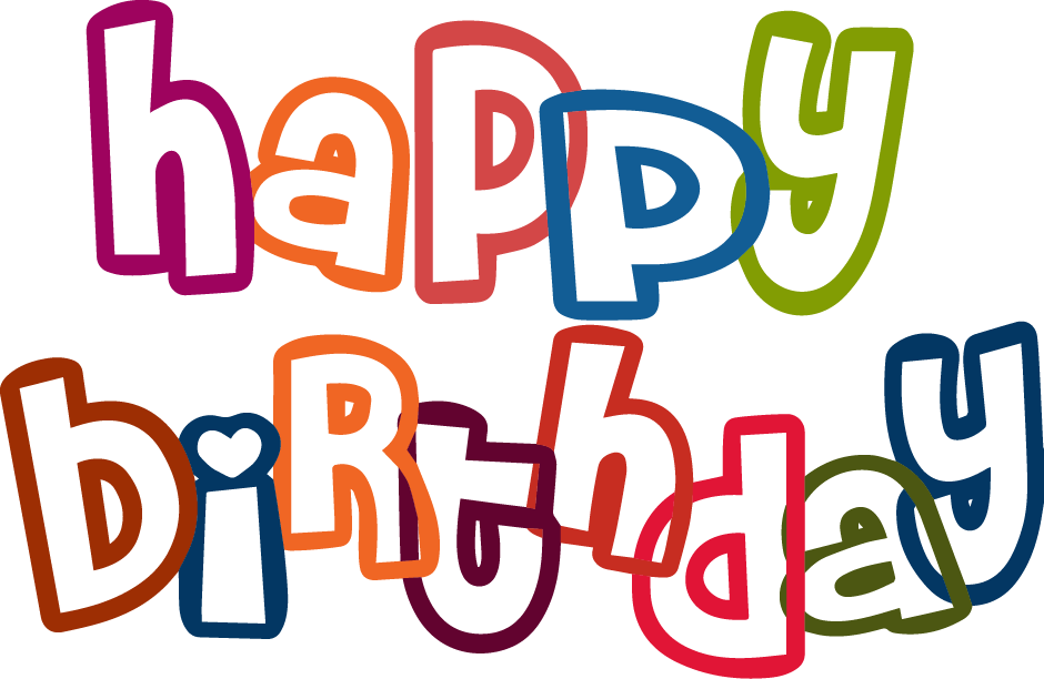 Happy Birthday Pictures Text Png - Happy Birthday Clipart (940x612)