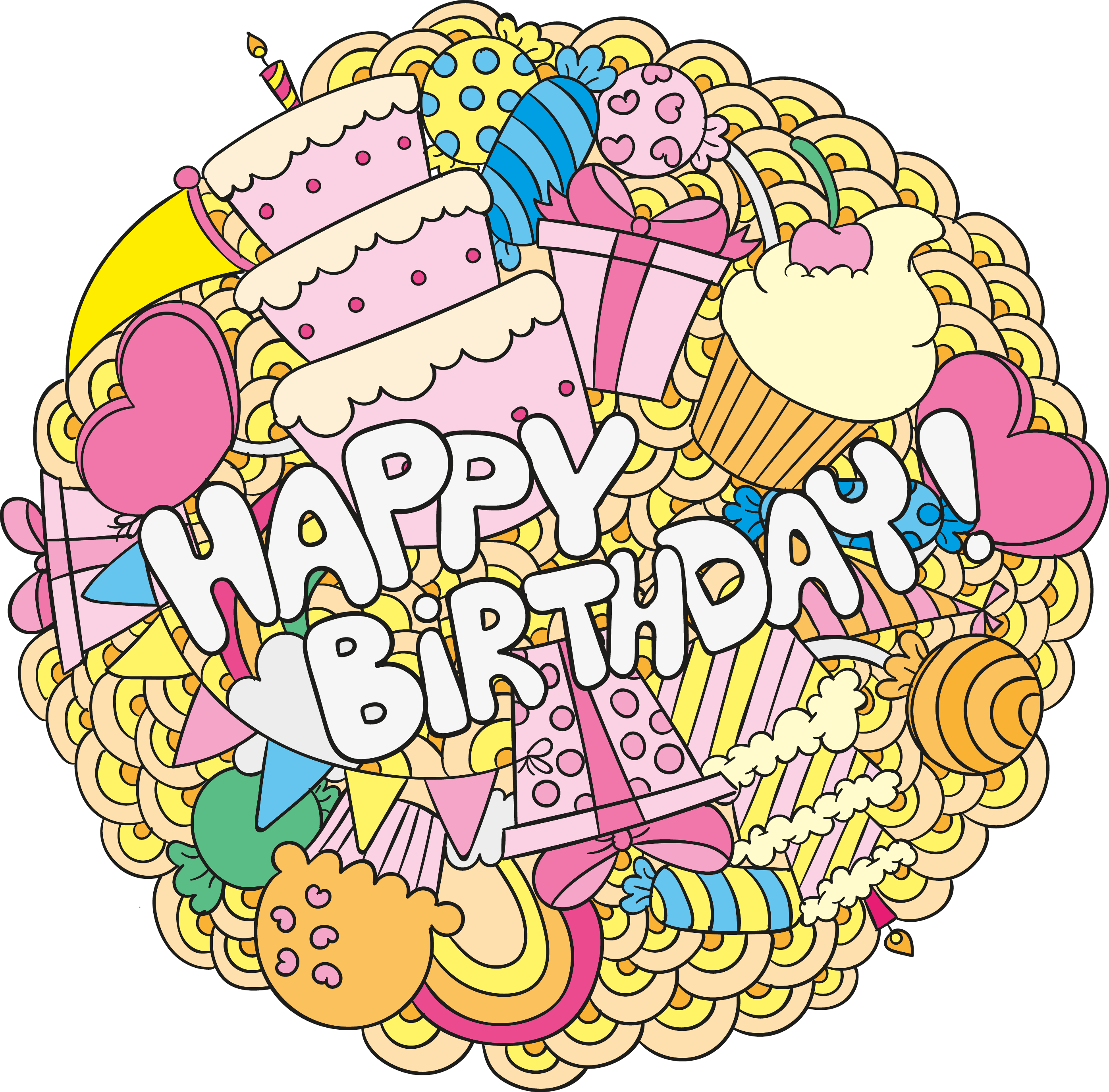 Birthday Cake Greeting Card Happy Birthday To You - Birthday Cake Greeting Card Happy Birthday To You (2793x2751)