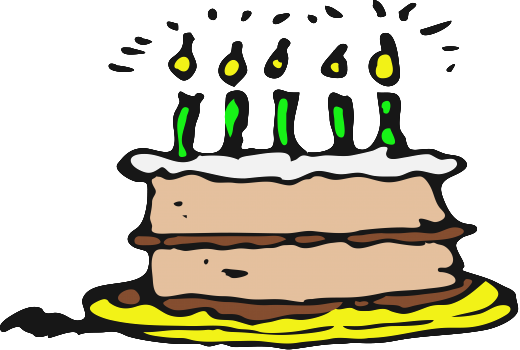 Birthday 20cake 20clipart - Birthday Cake Clip Art (520x350)