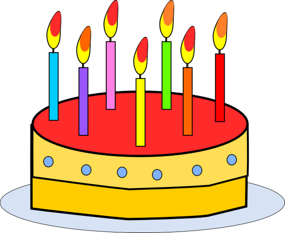 Birthday Cake Clip Art Free Animated - Birthday Cake Clip Art (937x768)
