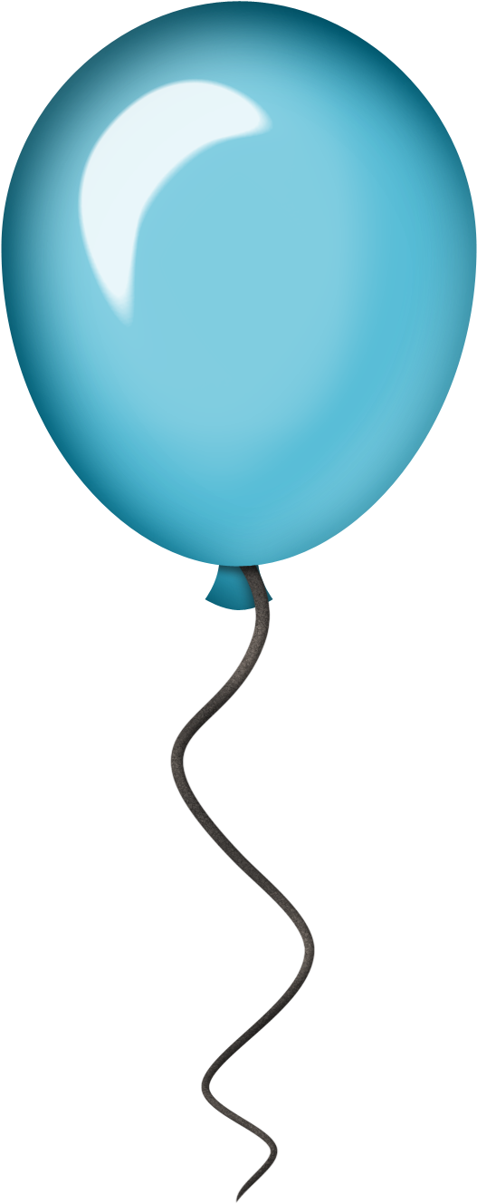 Pin By Bonnie Guerrant On Clipart - 1 Luftballon Clipart (546x1347)