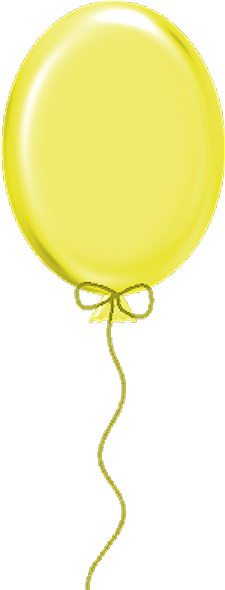 Blog De L'ile De Kahlan - Yellow Balloon Transparent Background (300x600)