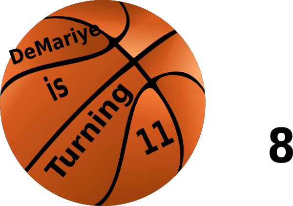 Happy Birthday Basketball Clip Art At Clker - Basketball Clip Art (600x422)