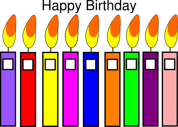Happy Birthday Clip Art - Clip Art (600x429)