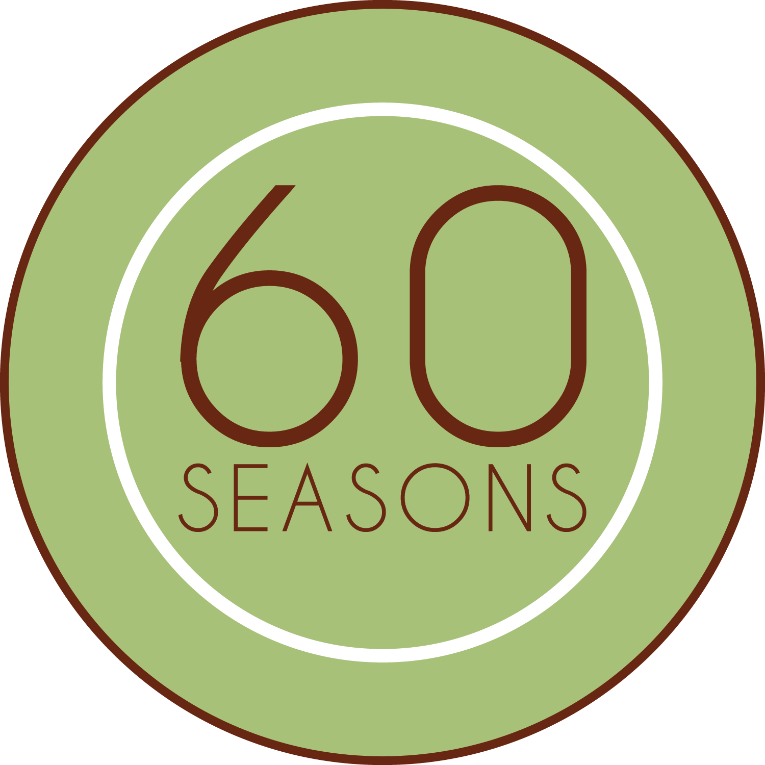 60 Seasons Green - Circle (1500x1500)