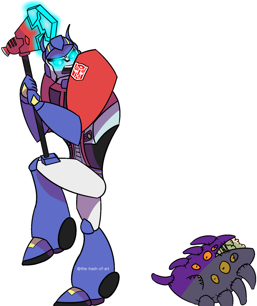 Optimus Doesn't Celebrate Halloween - Cartoon (1280x1280)
