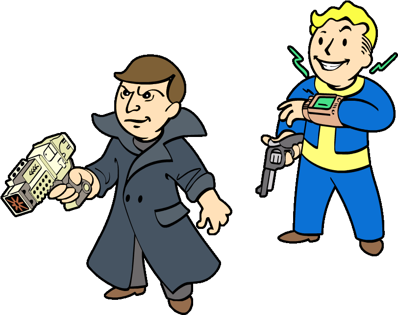 Emulated Clip Art - Fallout 3 Vault Boy (933x751)