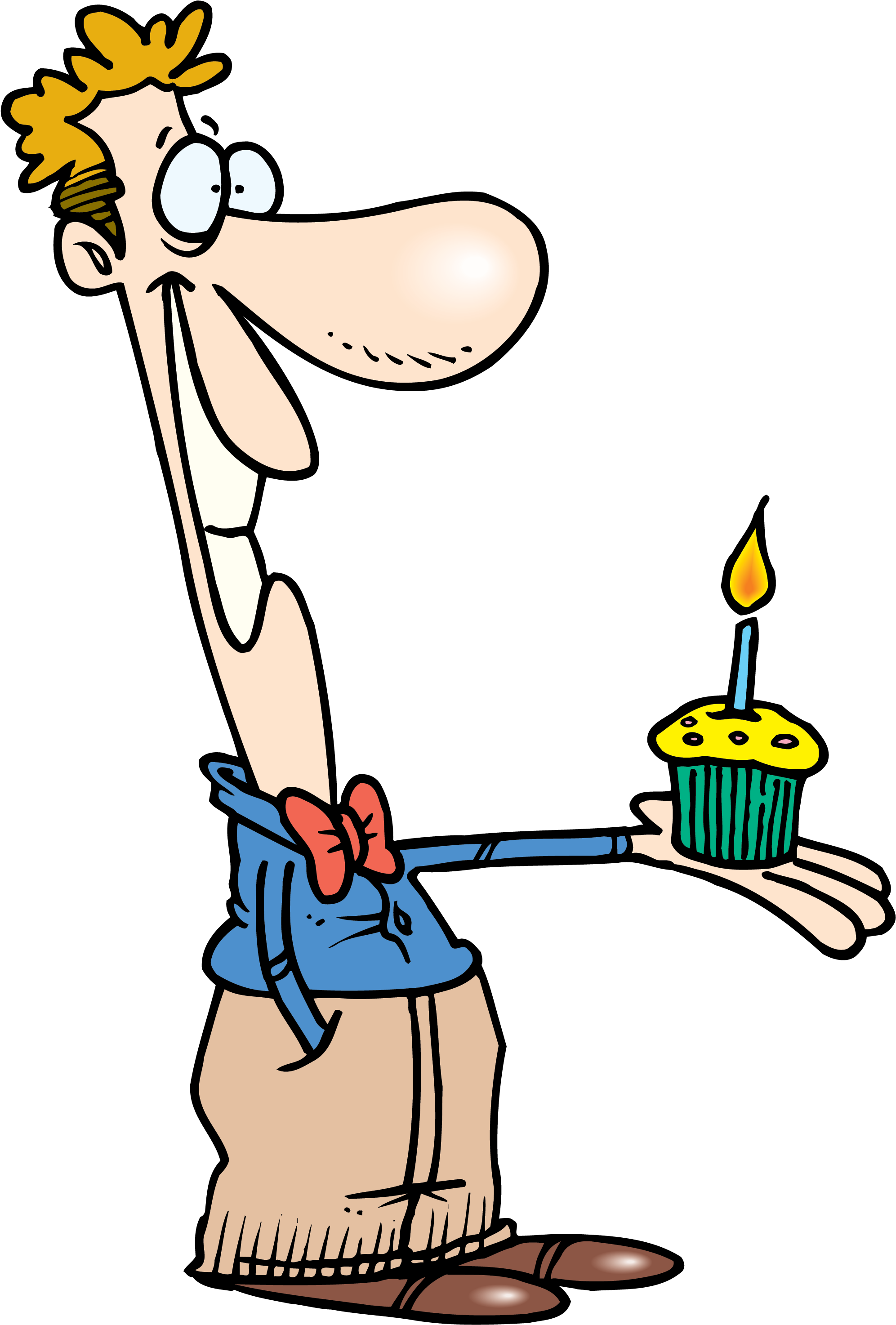 Happy Birthday Man Cartoon (2000x2953)