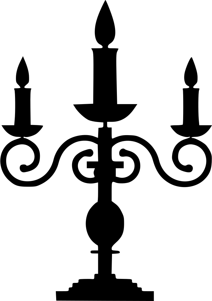 Candlestick Holder Lamp Holiday Symbol Luxury Celebration - Candlestick (691x980)