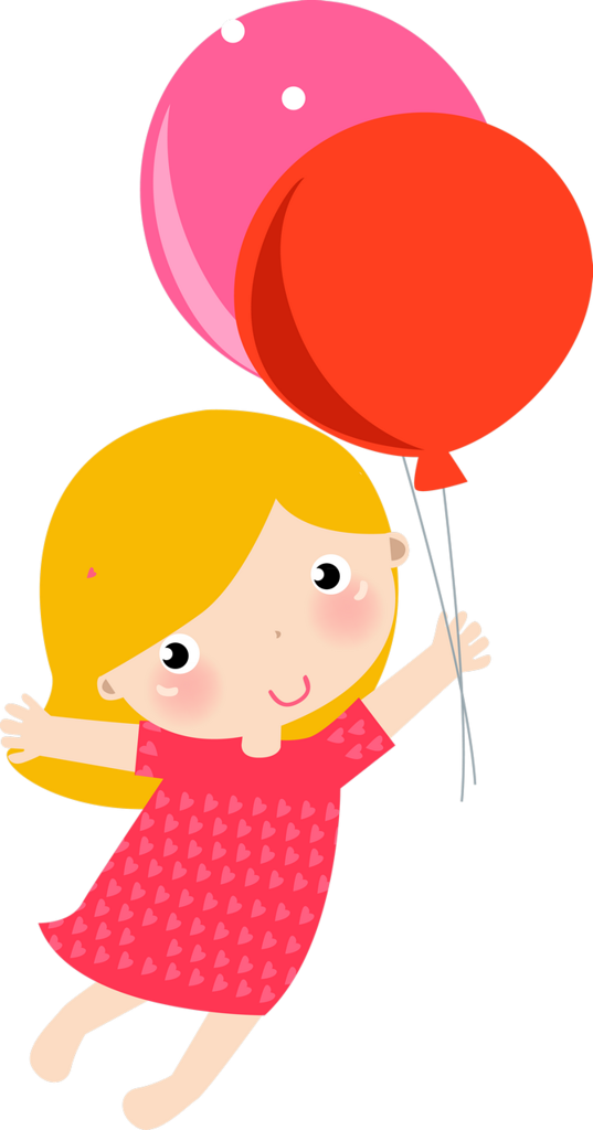 Birthday Girl Partieshappy - Kids Vector Free (537x1024)
