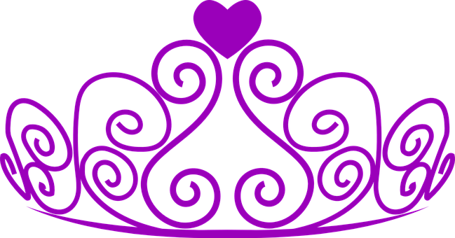 Princess Crown Png - Tiara Clipart (649x340)