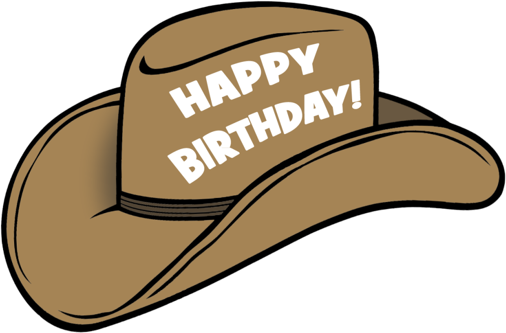Cowboy Happy Birthday - Happy Birthday Cowboy Hat (1024x701)