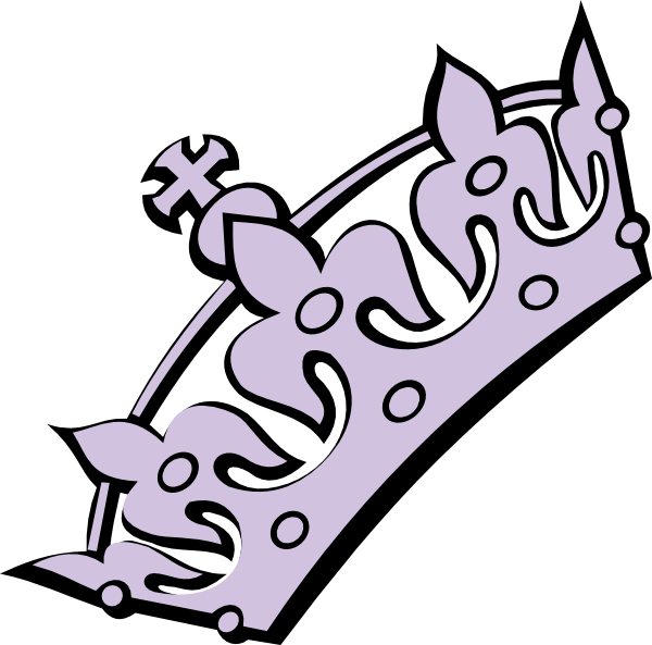 Lavendar Haley Tiara Princess Clip Art At Clker - Crown Clip Art (600x593)
