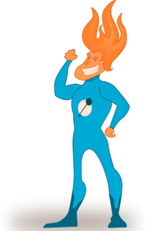 Clip Arts Related To - Super Hero (600x952)