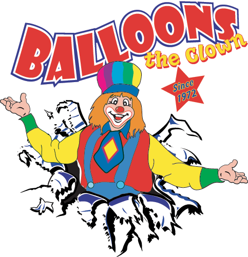 Com Balloons The Clown - Soccer Ball Burst Round Ornament (483x501)