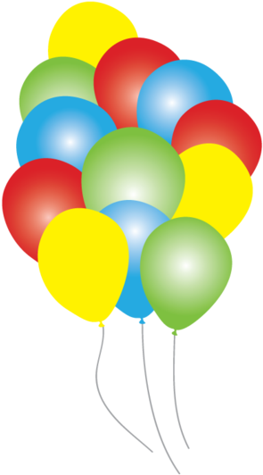 Circus Time Party Balloons - Balloon Circus (424x600)