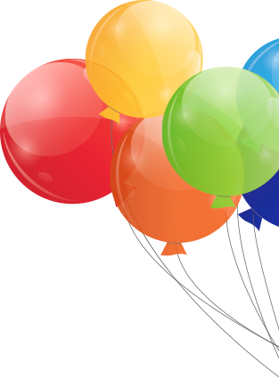 Book Your Party Today - Balloon (313x425)