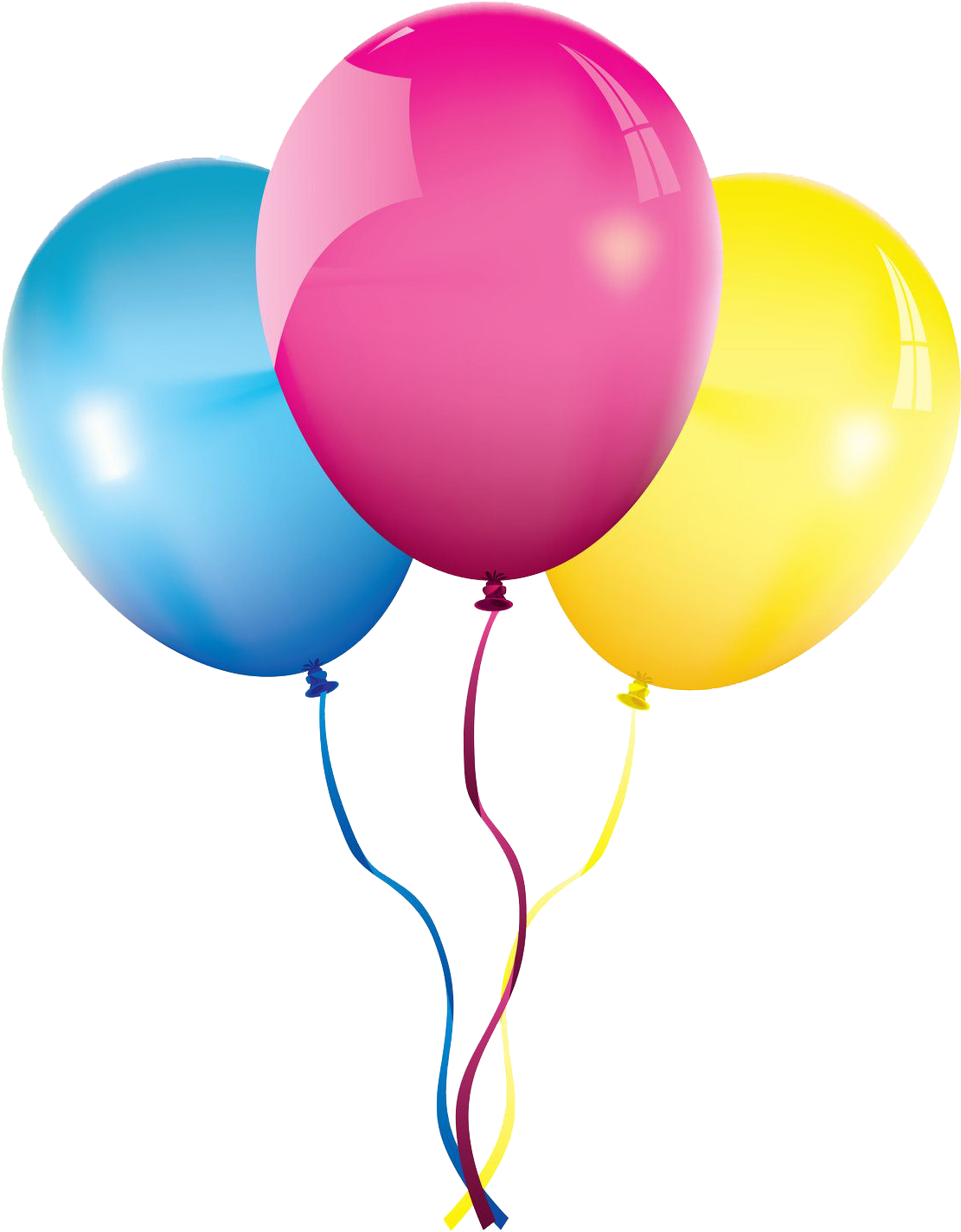 Birthday Balloon Party Clip Art - Birthday Balloons Images Png (1277x1488)