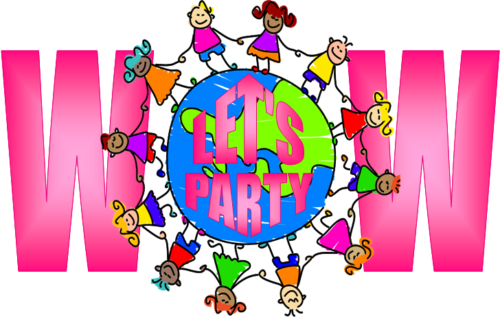 Wow Let's Party Clipart - Wow Party (728x462)