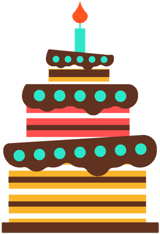 Three Floors Birthday Cake Transparent Png - Birthday Cake Svg (512x512)