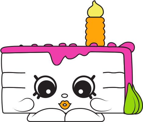 Gracie Birthday Cake - Shopkins Season 7 Birthday Cake (575x475)