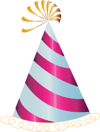 Party Birthday - Party Hat Clip Art (400x528)