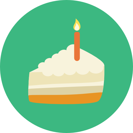Cake Slice Free Icon - Birthday Cake (512x512)