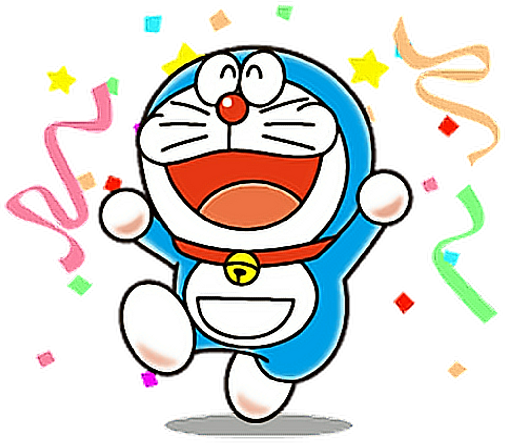 Doraemon Party ドラえもん Birthday Freetoedit - 哆 啦 A 夢 動畫 Gif (1024x1024)