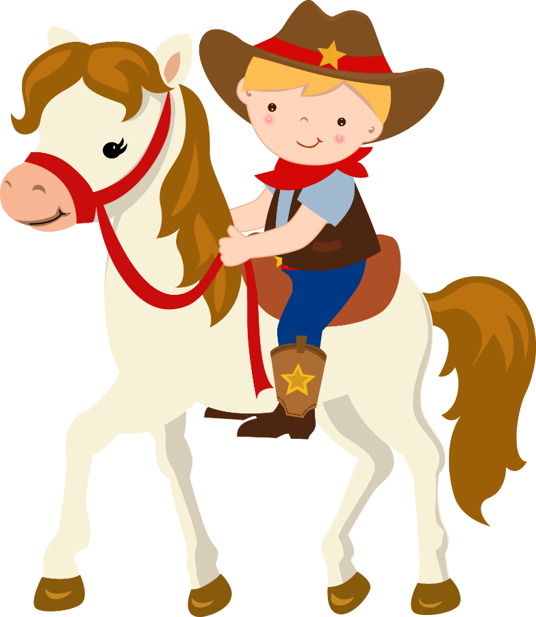 Cards - Cowboy Clipart (783x900)