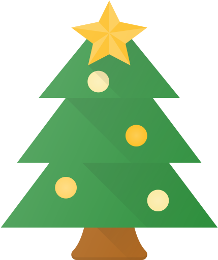 Christmas Flat Paper - Christmas Tree (512x512)