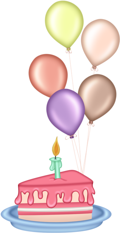 Birthday Cake Cupcake Balloon Clip Art - Birthday Cake Cupcake Balloon Clip Art (464x800)