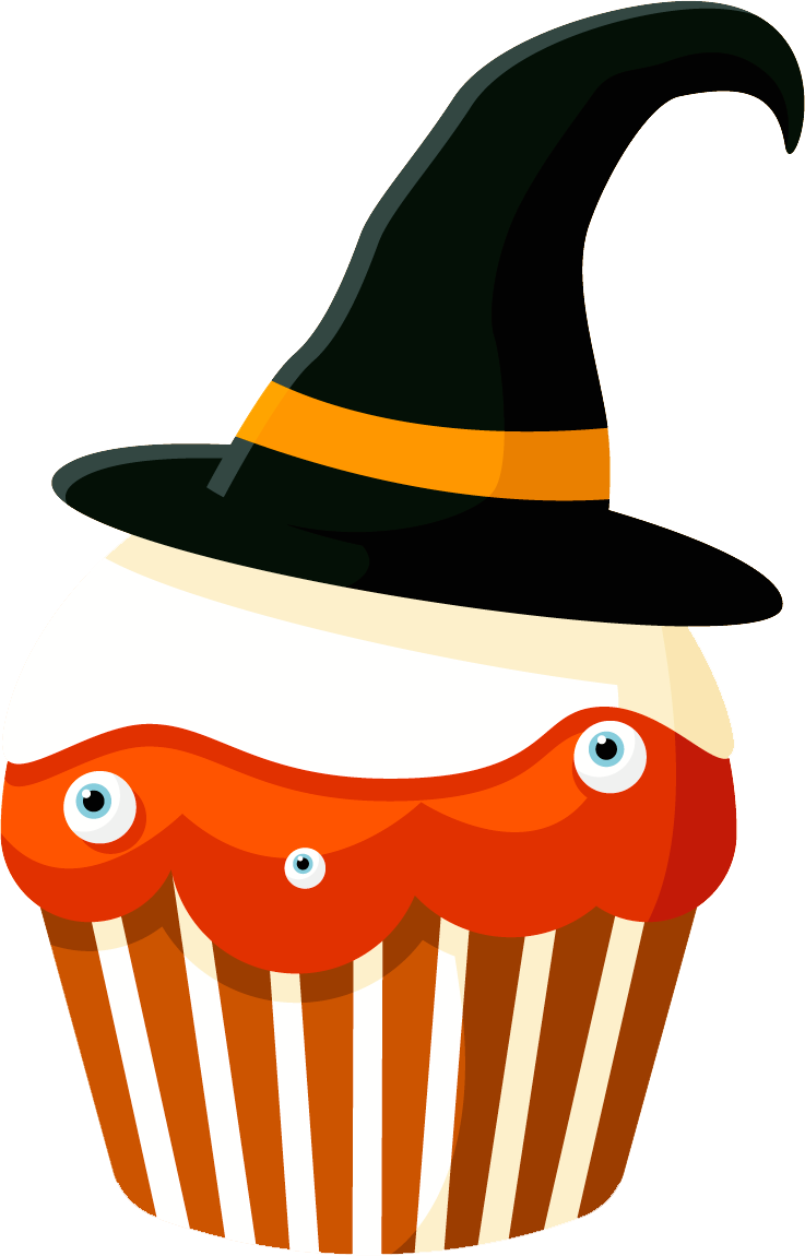 Image For Cupcakes Halloween 18 Clip Art - Image For Cupcakes Halloween 18 Clip Art (737x1150)