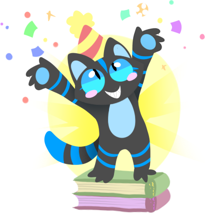 Happy Birthday Kat By Olivecow - Cartoon (410x425)