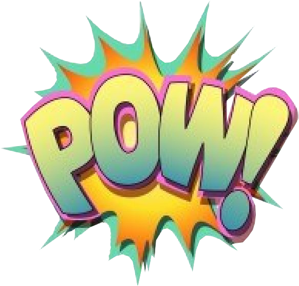 Pow Png Icon By Slamiticon Clipart - Pow Boom Wham (592x588)