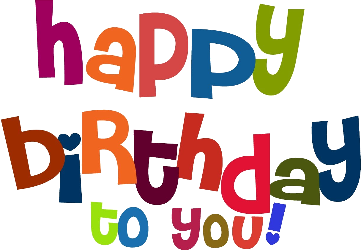 Happy Birthday Png - Happy Birthday To You Letra (1260x945)