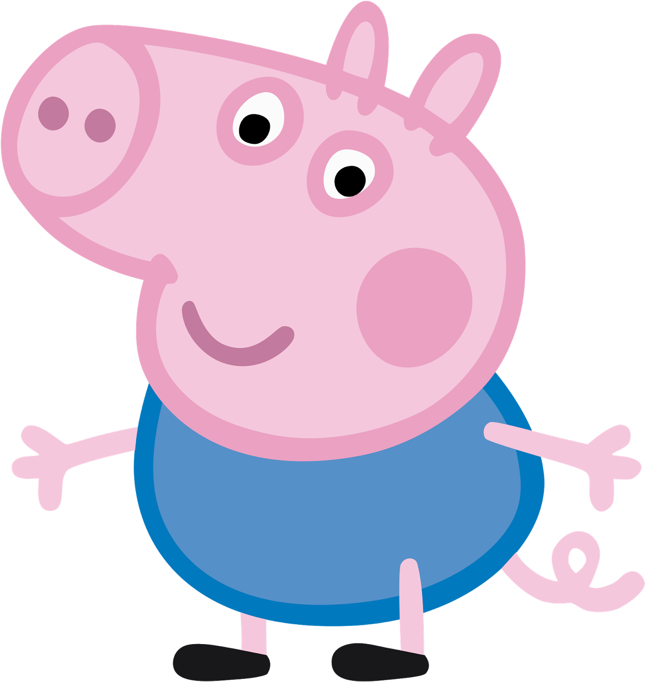 Peppa Pig Png - Peppa Pig Mini Figurine Set (1386x1600)