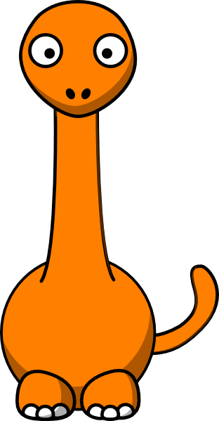 Birthday Clipart Dino - Dinosaur Clipart (312x599)