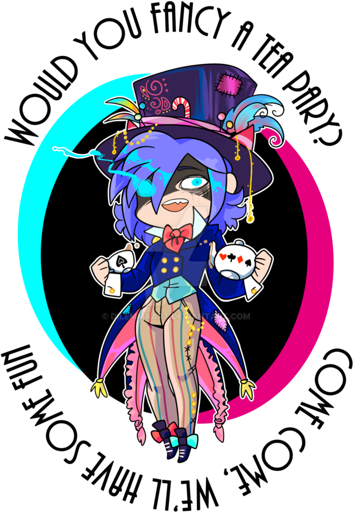 Fancy A Tea Party By Dilemmaart - Tea Party (733x1091)