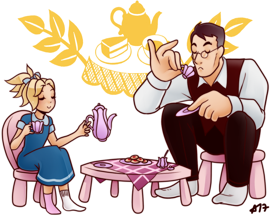 Tea Party By Kutori - Wall Decal Sticker Bedroom Kitchen Restaurant Tea Coffee (1024x768)