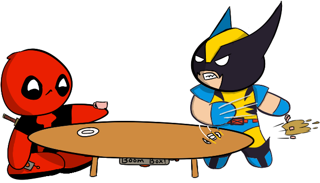 Deadpool And Wolverine - Deadpool Y Wolverine Png (660x380)