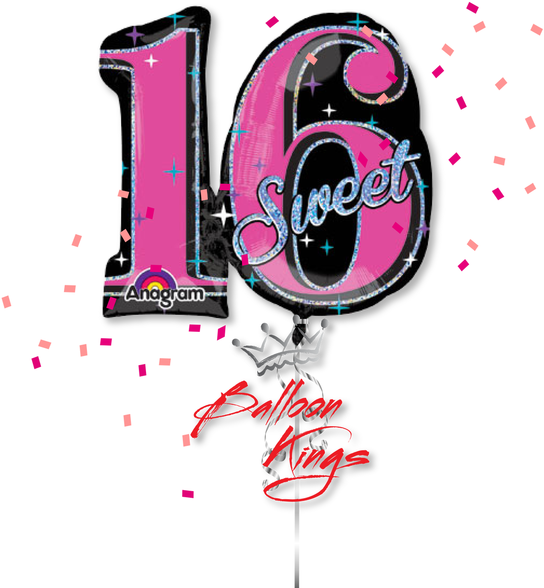 Sweet - Sweet 16 Ballons Transparent (1280x1280)