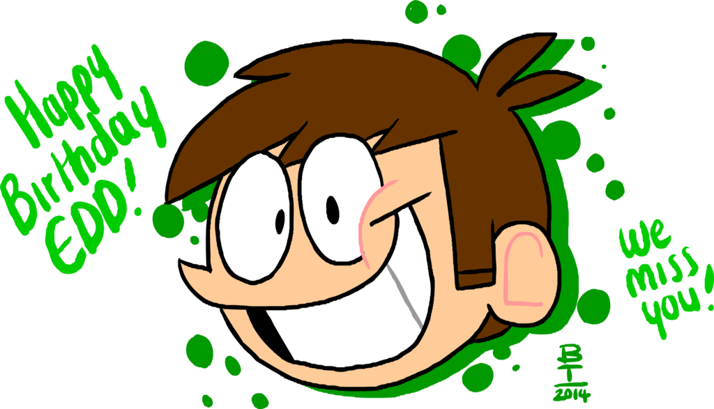 Happy Birthday Edd By Wazzaldorp - Drawing (1024x587)