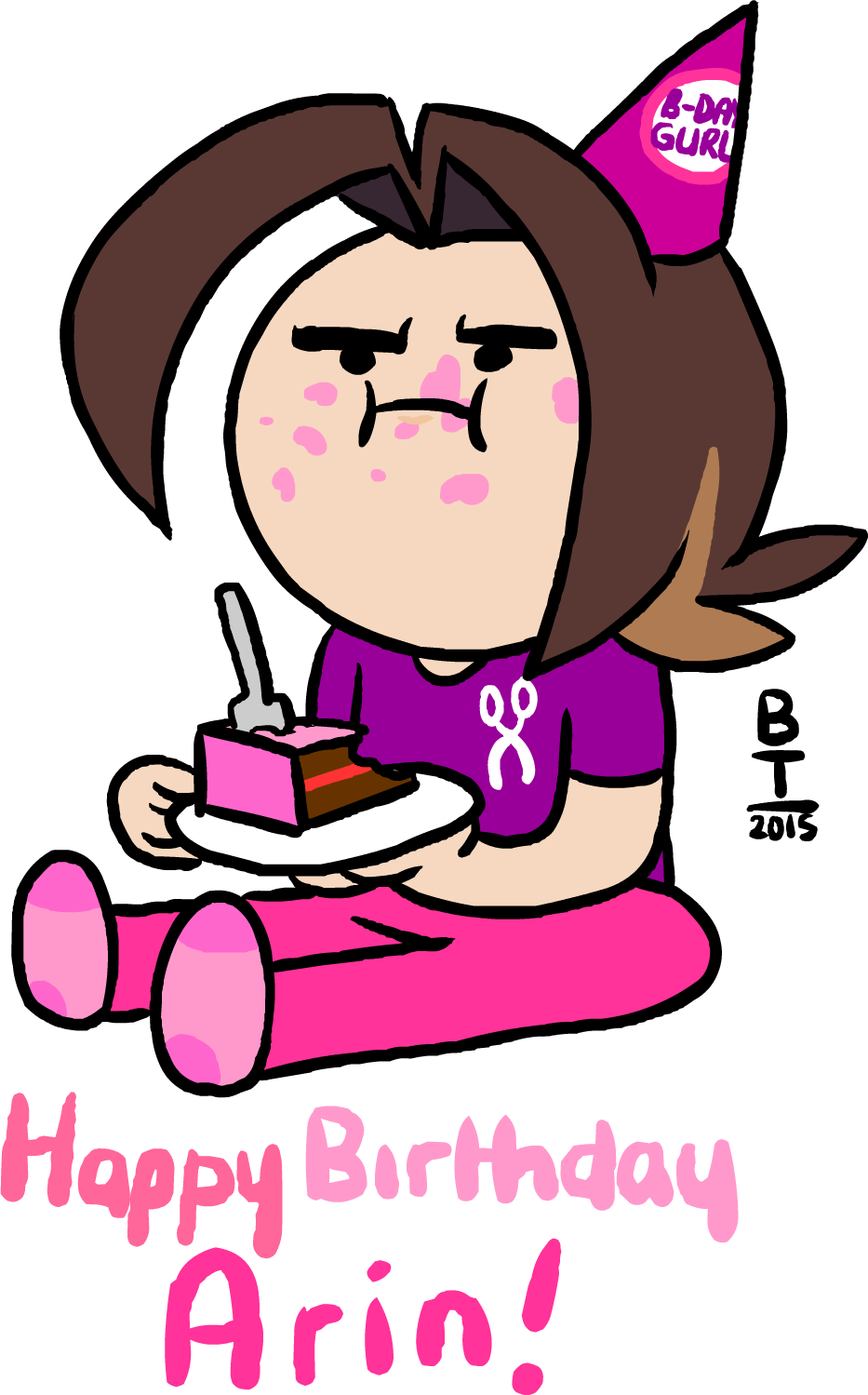 Happy Birthday Arin By Wazzaldorp-d8cuy1j - Game Grumps Arin Cartoon (933x1499)