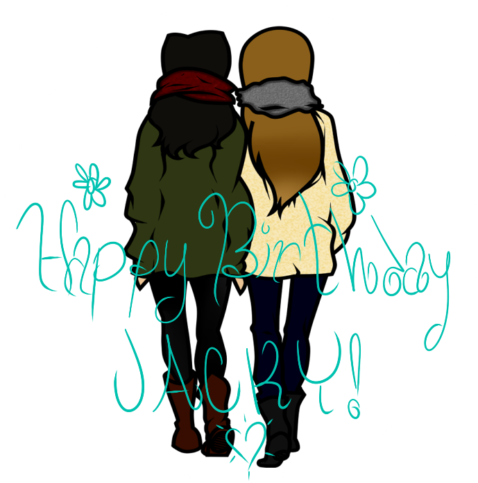 Happy Birthday Jacky By Thecutelittlebow - Painting (700x700)