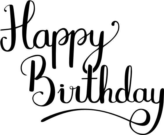 Birthday Dribbble Clip Art - Happy Birthday Transparent Background (800x600)