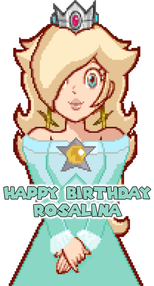 Happy Birthday, Rosalina By Asylusgoji91 - Super Princess Peach (843x948)