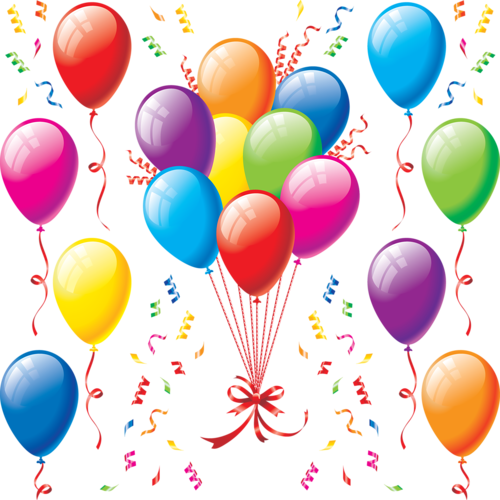 Birthday Balloons - Imagen De Cumpleaños Cristiano (500x500)