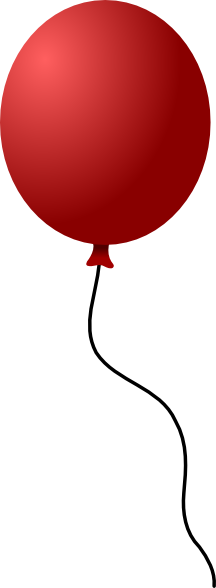 Single - Balloon - Clipart - Single Balloon (640x1280)